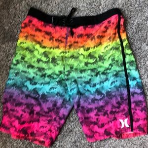Hurleys Colorful shorts, waist 18
